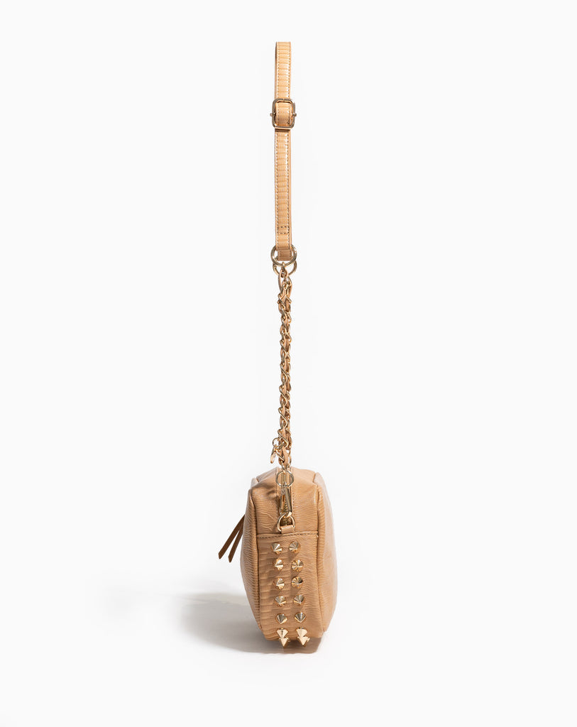 Ladies Massima Crossbody Bag - Camel - Bags