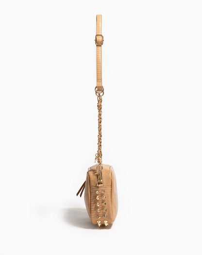 Ladies Massima Crossbody Bag - Camel - Bags