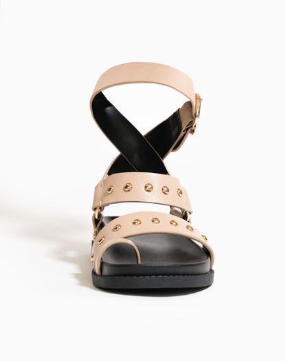 Ladies Flavia Leather Ankle Wrap Sandal 4 | SAINT&SUMMER
