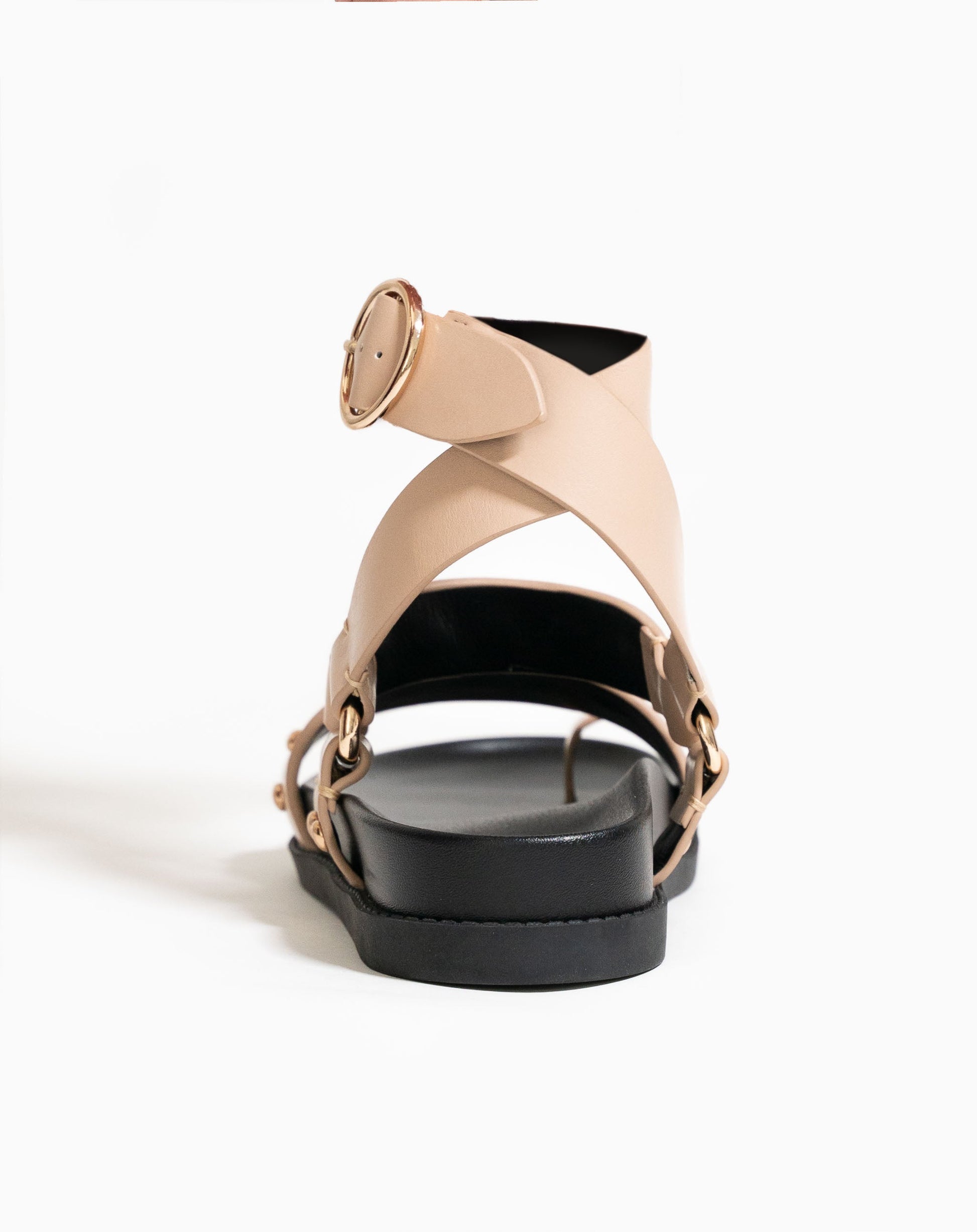 Ladies Flavia Leather Ankle Wrap Sandal 5 | SAINT&SUMMER