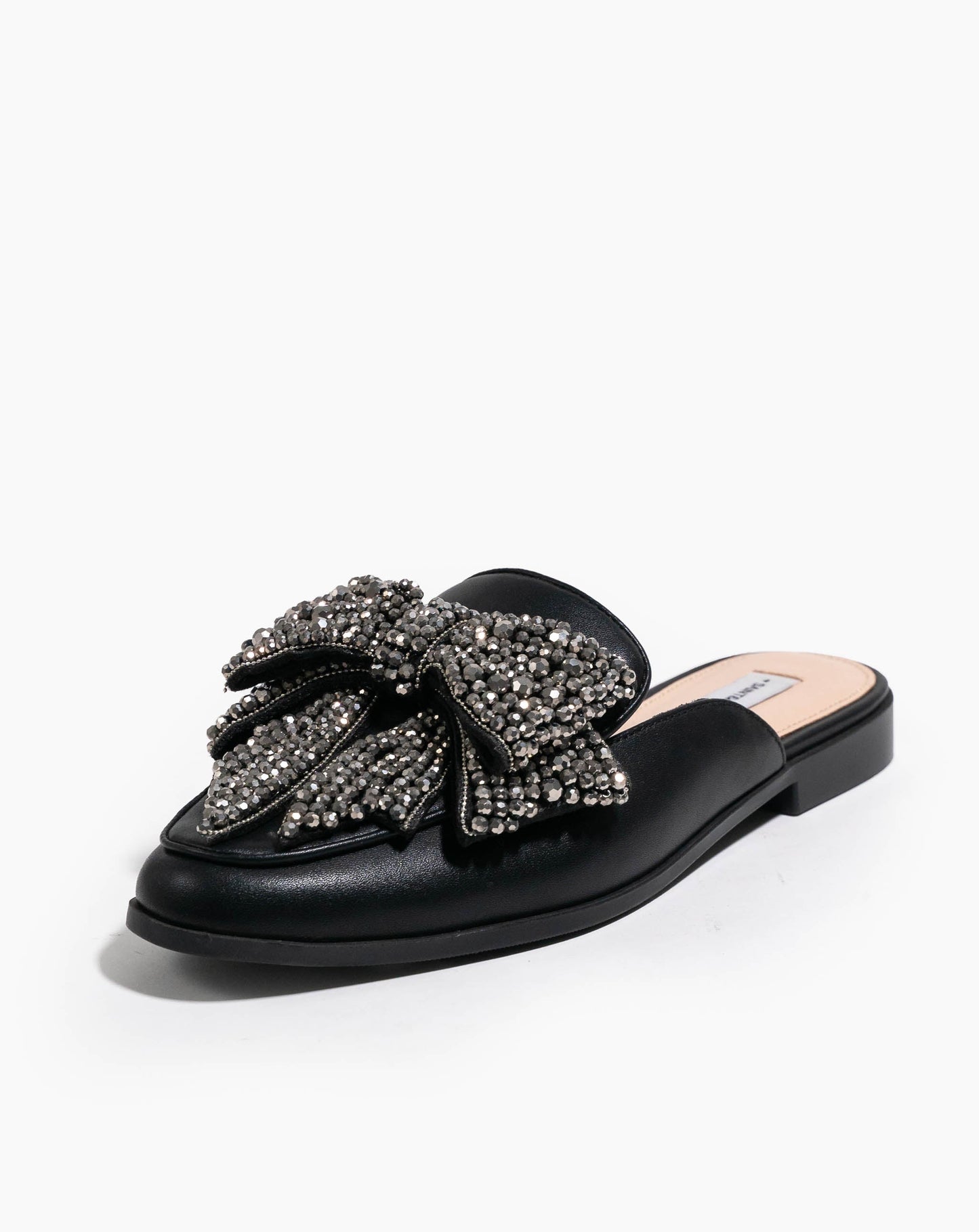 Allegra Big Embellished Bow Slip-on Loafer - Flats