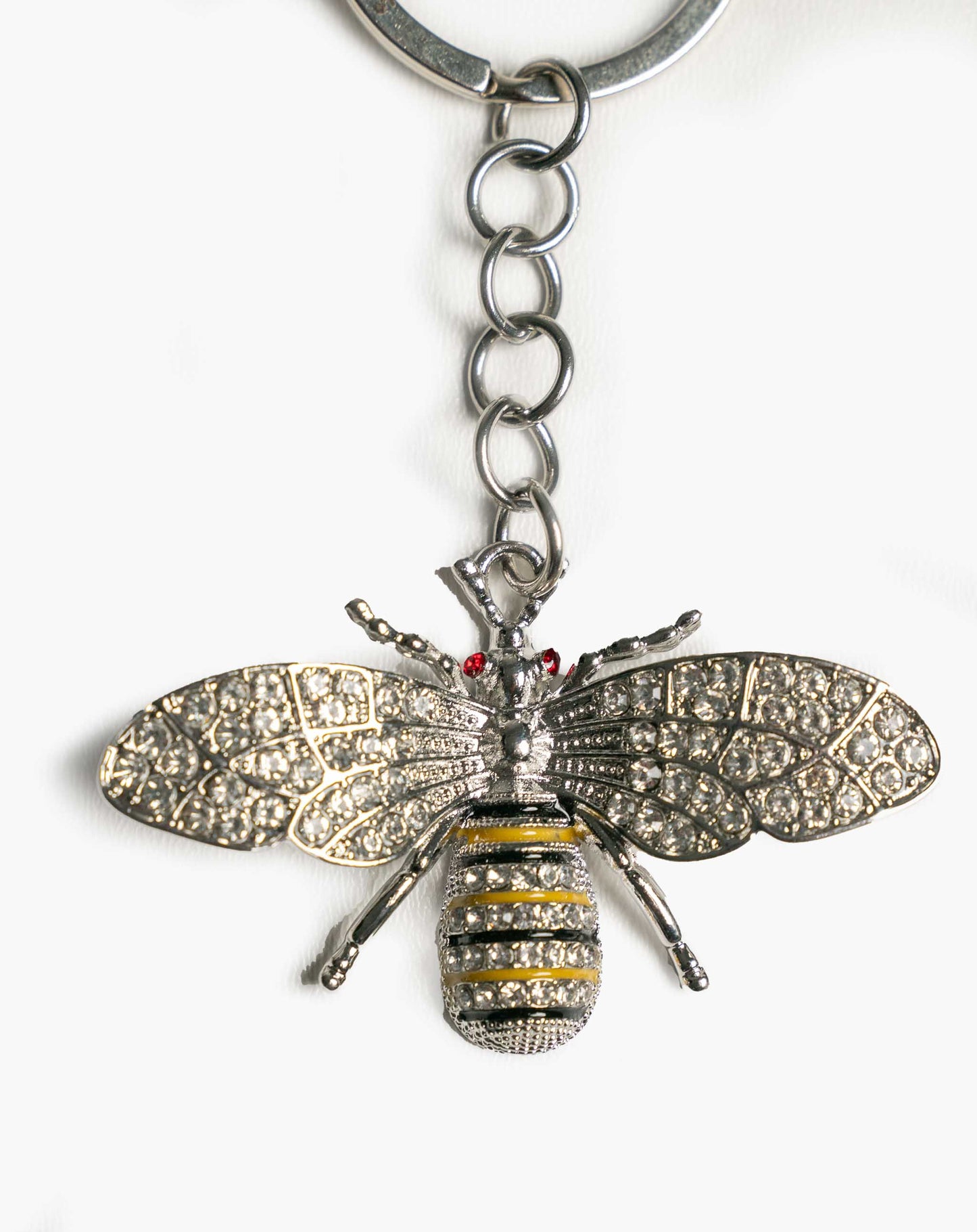 Bee Keyring - Silver - Keyring