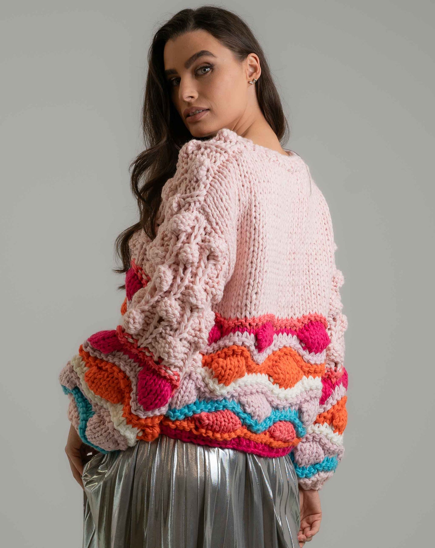 Bubble Knit Cardi - Knitwear