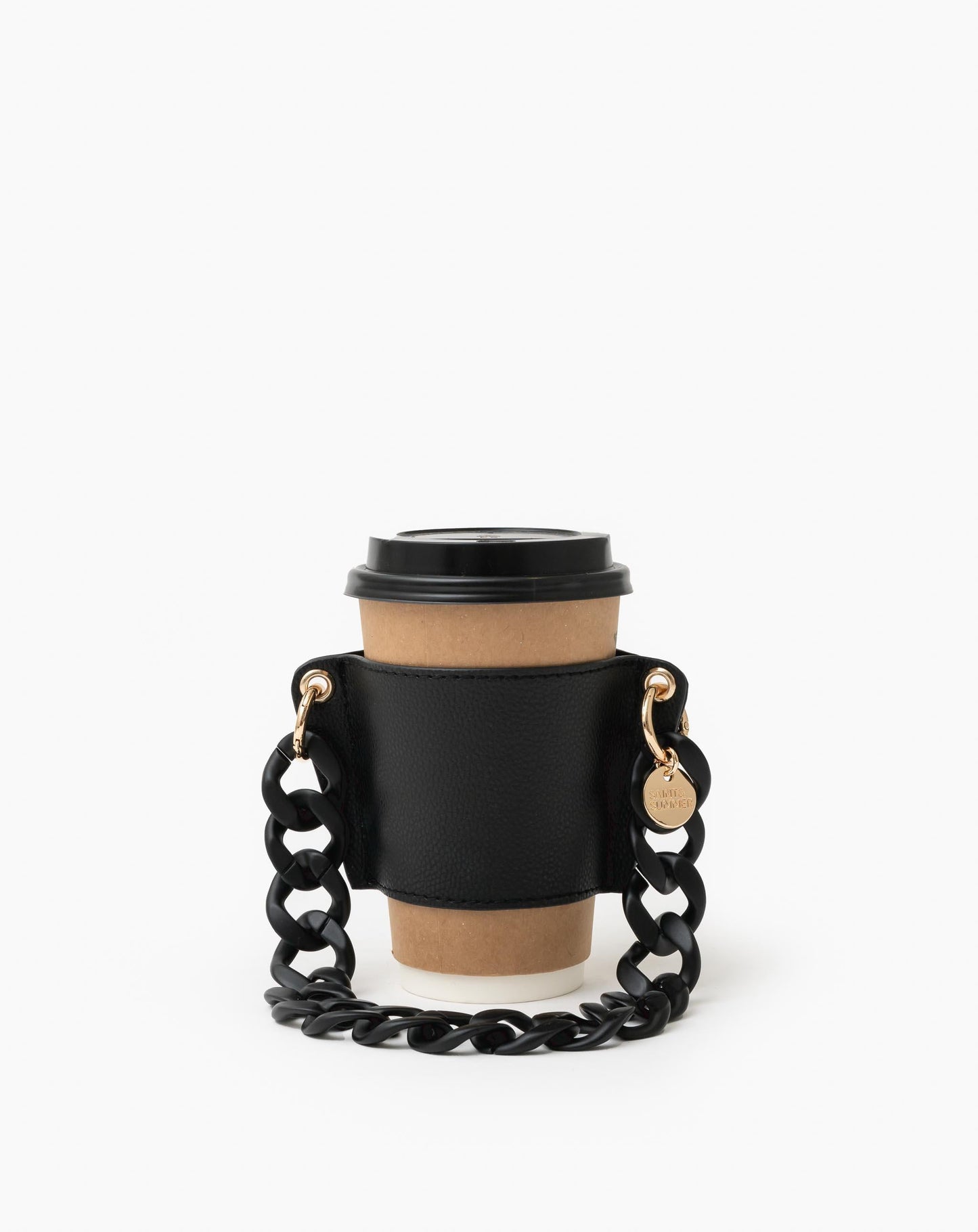 Chain Coffee Carrier - Black Novelty