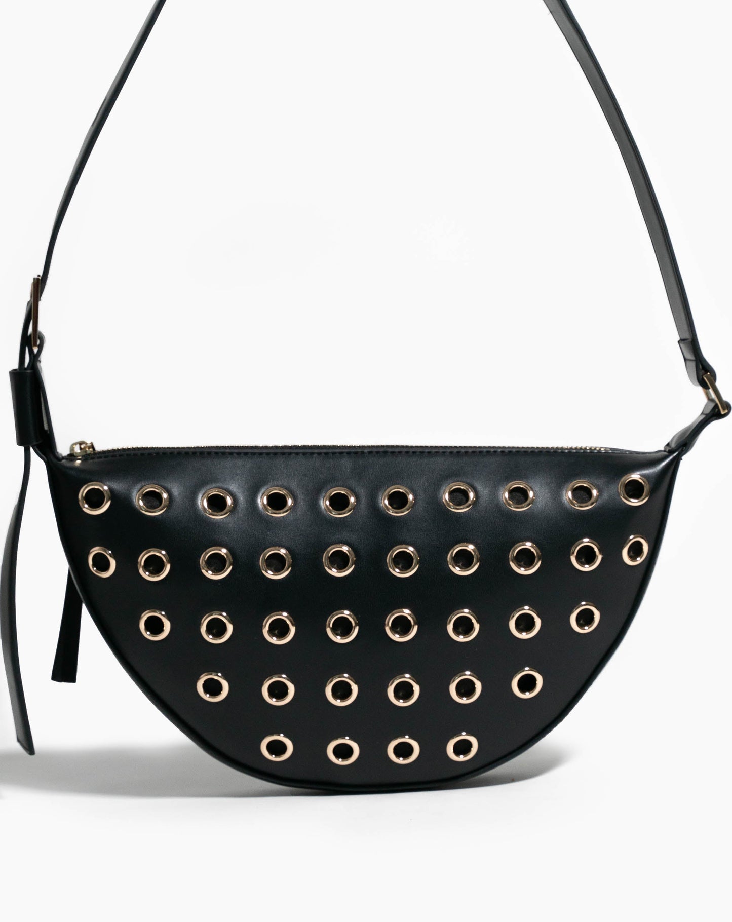 Chiara Halfmoon Bag - Black - Bags