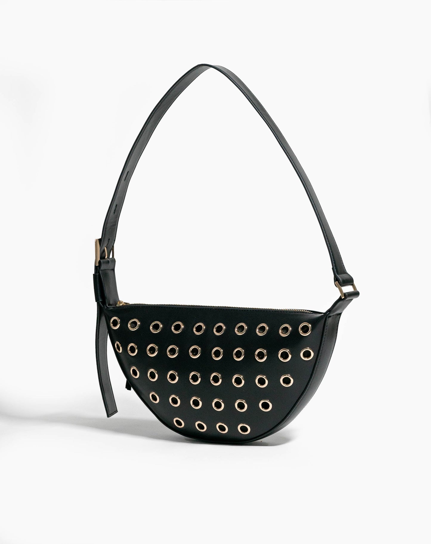 Chiara Halfmoon Bag - Black - Bags