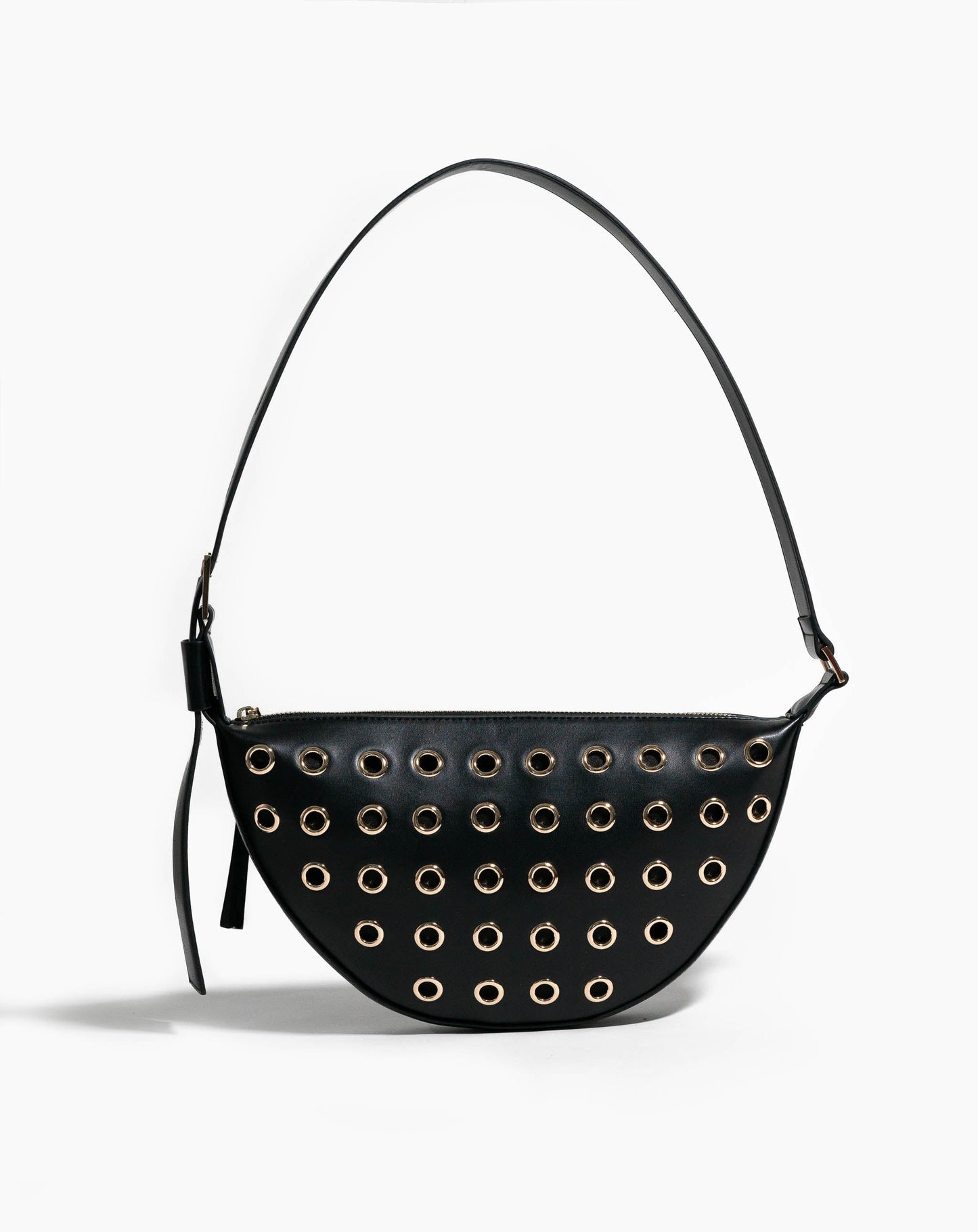 Chiara Halfmoon Bag - Black - Bags