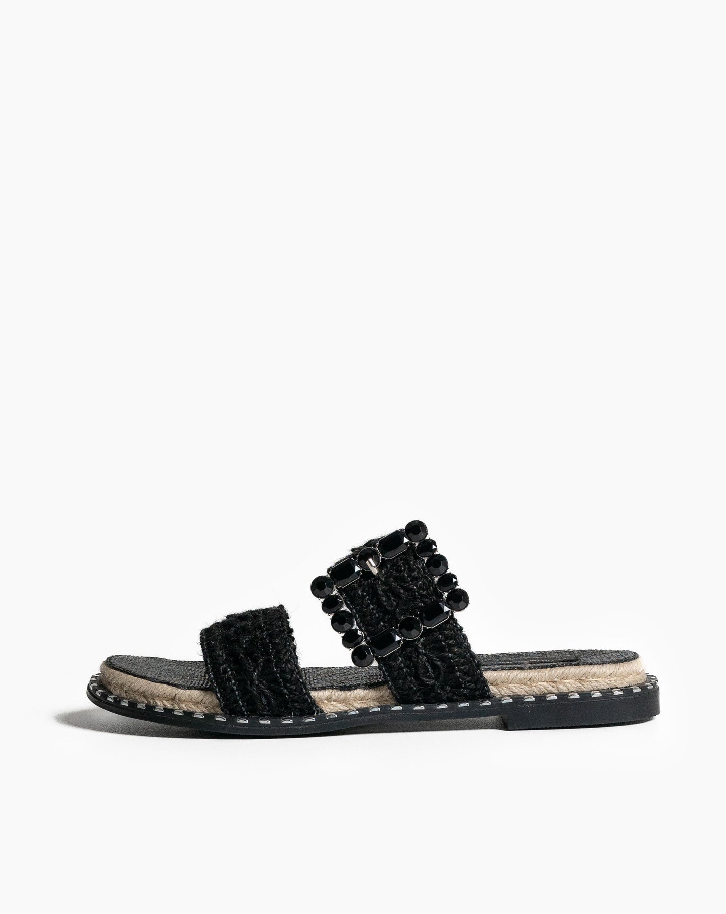 Chloe Flat Sandals Black - Flat Sandals