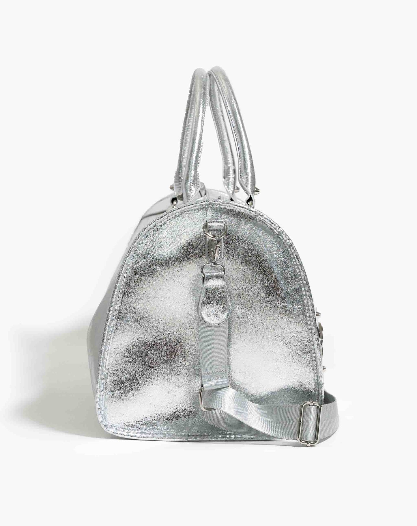 Elena Duffle Bag - Silver - Bags