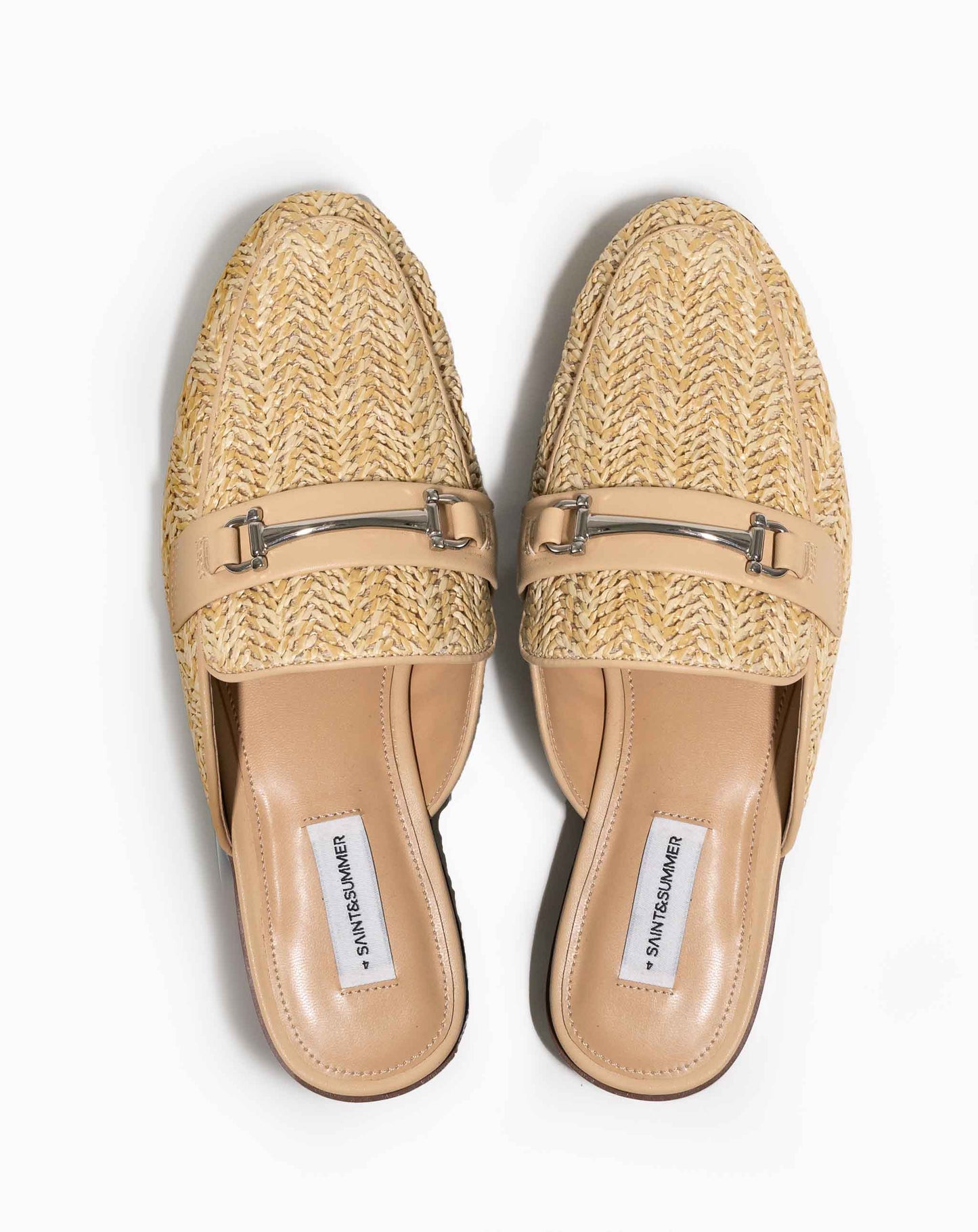 Eva Raffia Slip-on Loafer - Flats