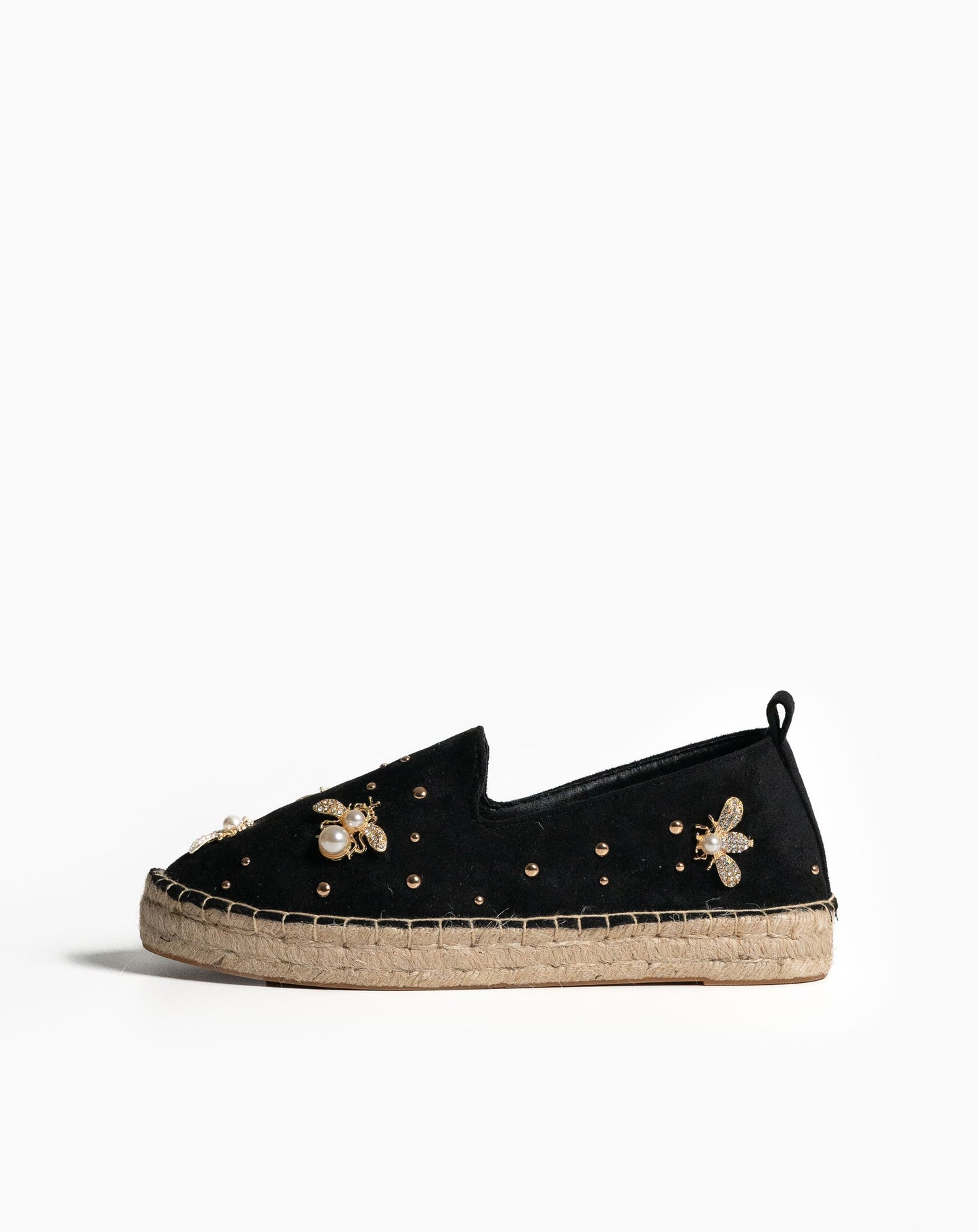 Gia Espadrille Shoe Black - Casual Shoes