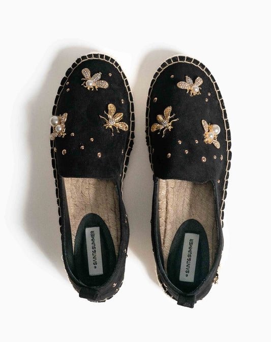 Gia Espadrille Shoe Black - Casual Shoes