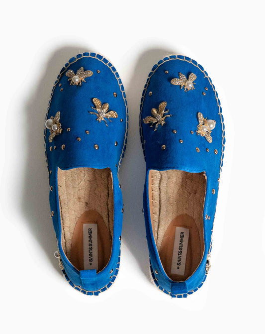 Gia Espadrille Shoe Blue - Casual Shoes