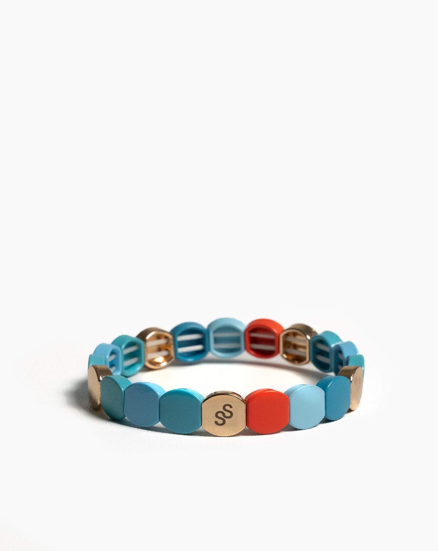 Hexagon Bracelet - Blue - Blue / One Size - Novelty