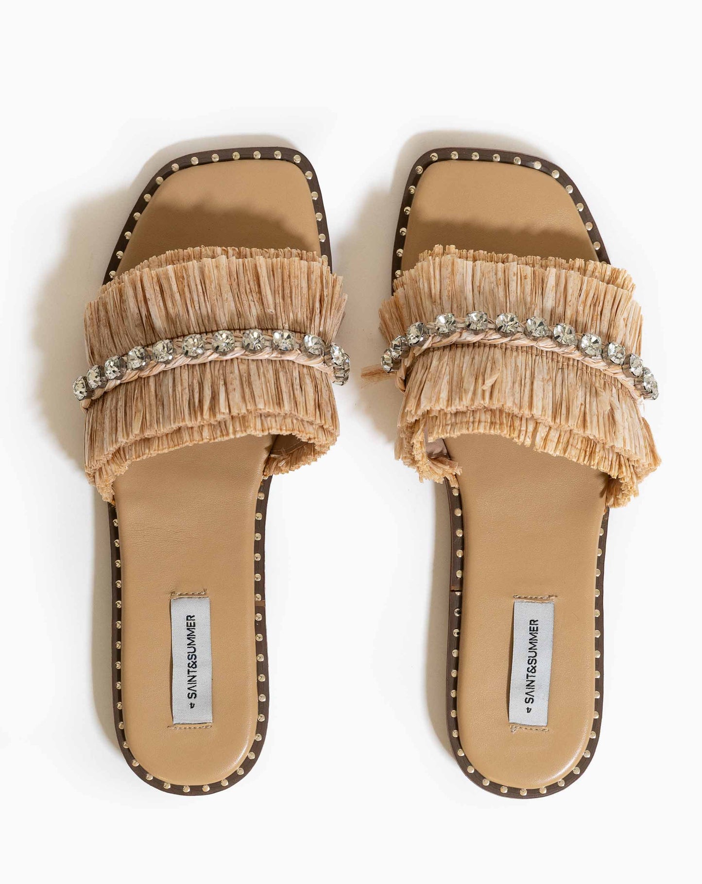 Isabetta Raffia Sandal - Flats