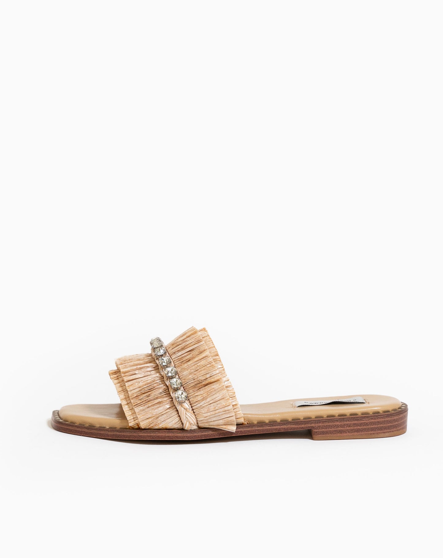 Isabetta Raffia Sandal - Flats