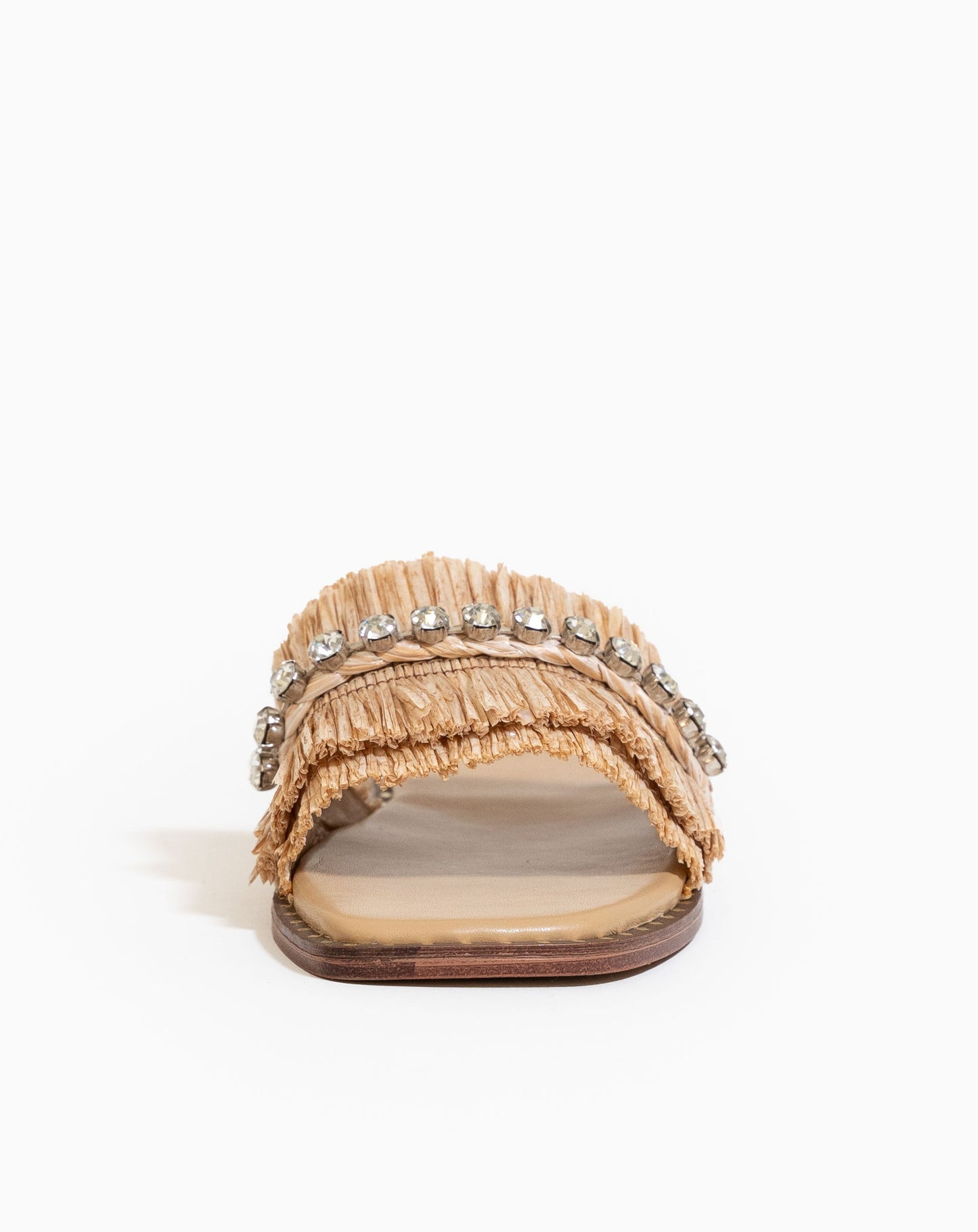 Isabetta Raffia Sandal - Flats