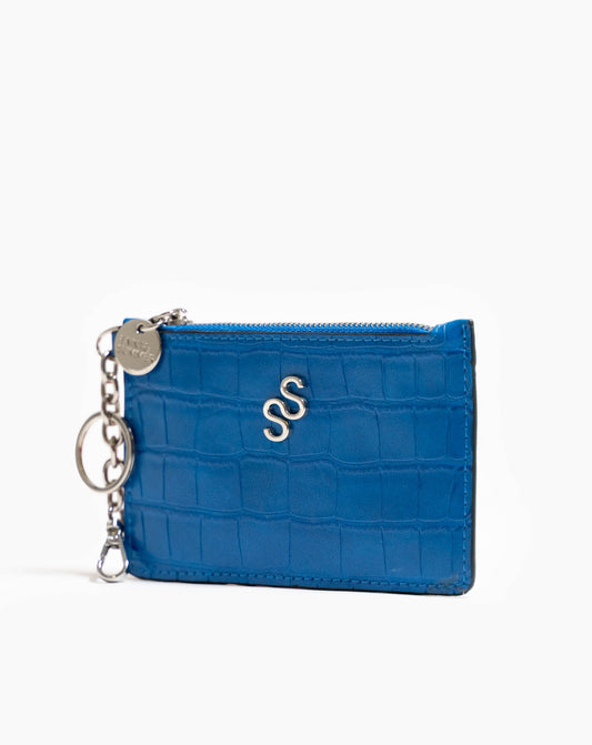 Luciana Keyring Purse - Cobalt - Bags