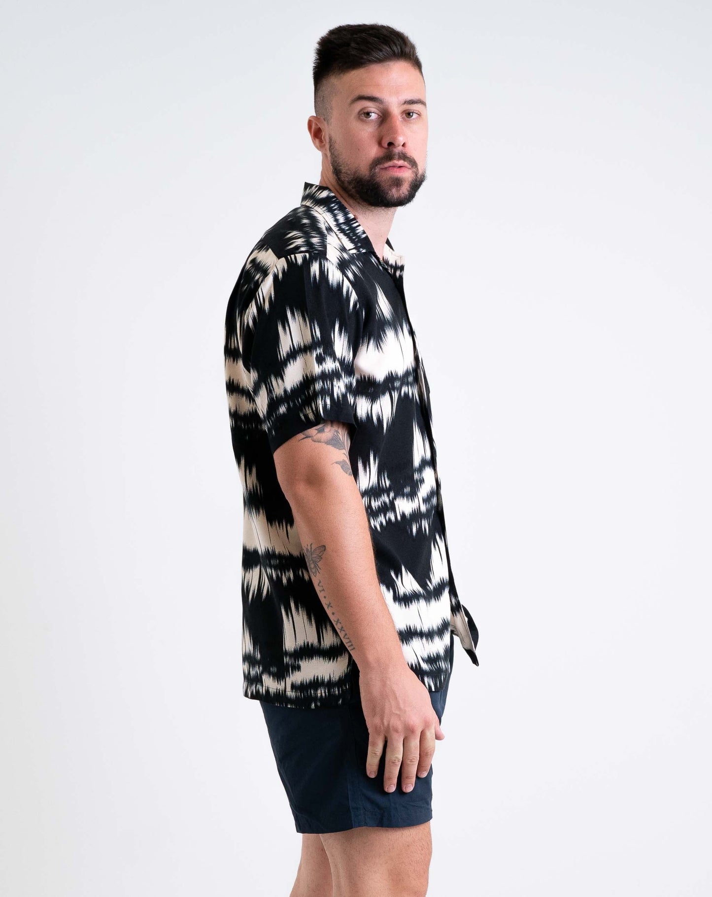 Men’s Printed SS Shirt - Woven Tops