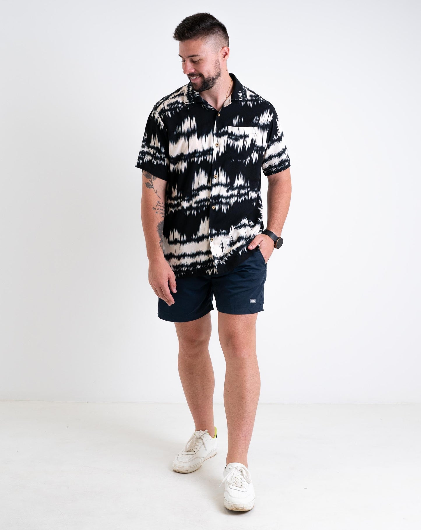 Men’s Printed SS Shirt - Woven Tops