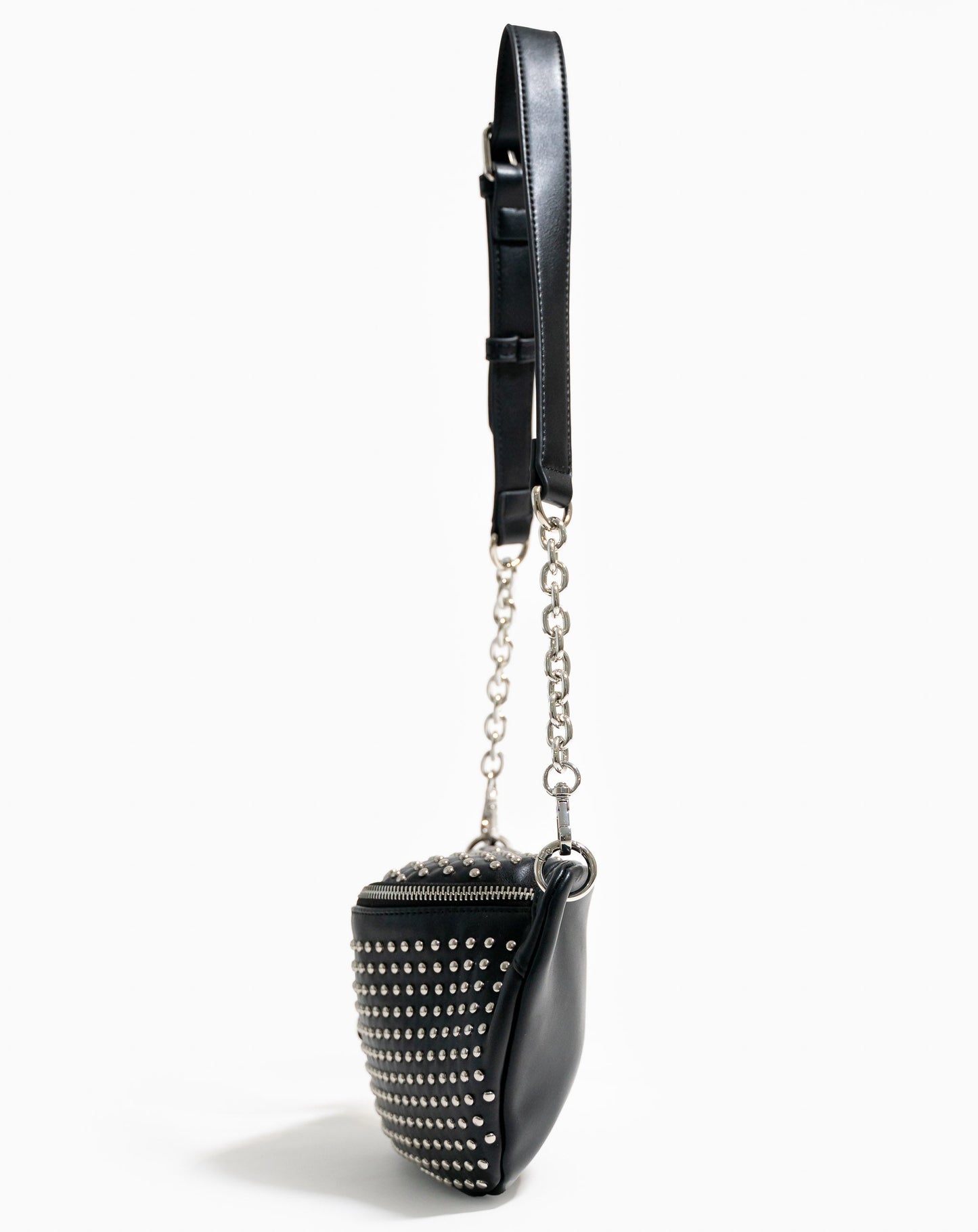 Natalia Studded Bum Bag - Black - Bags