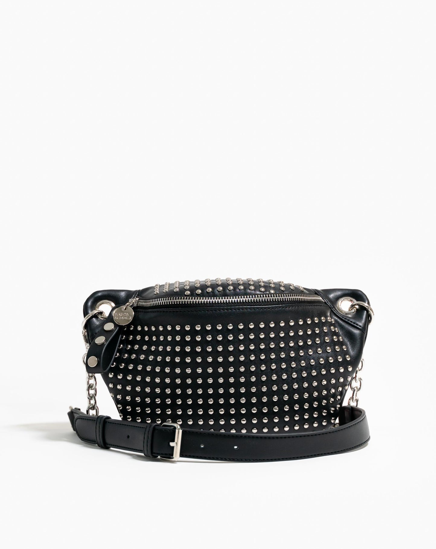 Natalia Studded Bum Bag - Black - Bags