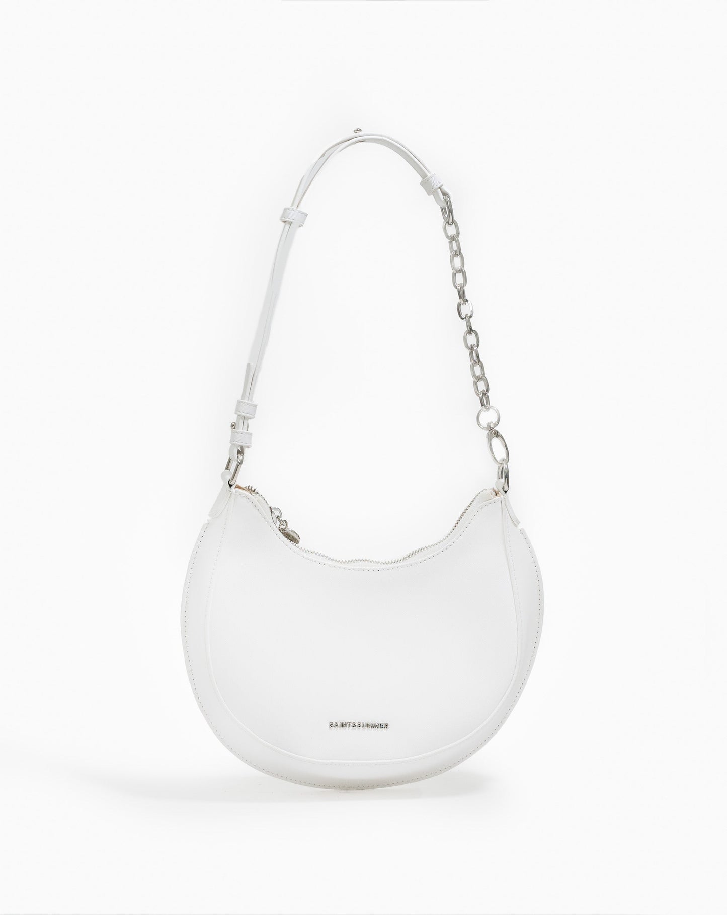 Ottavia Half Moon Bag - White - Bags