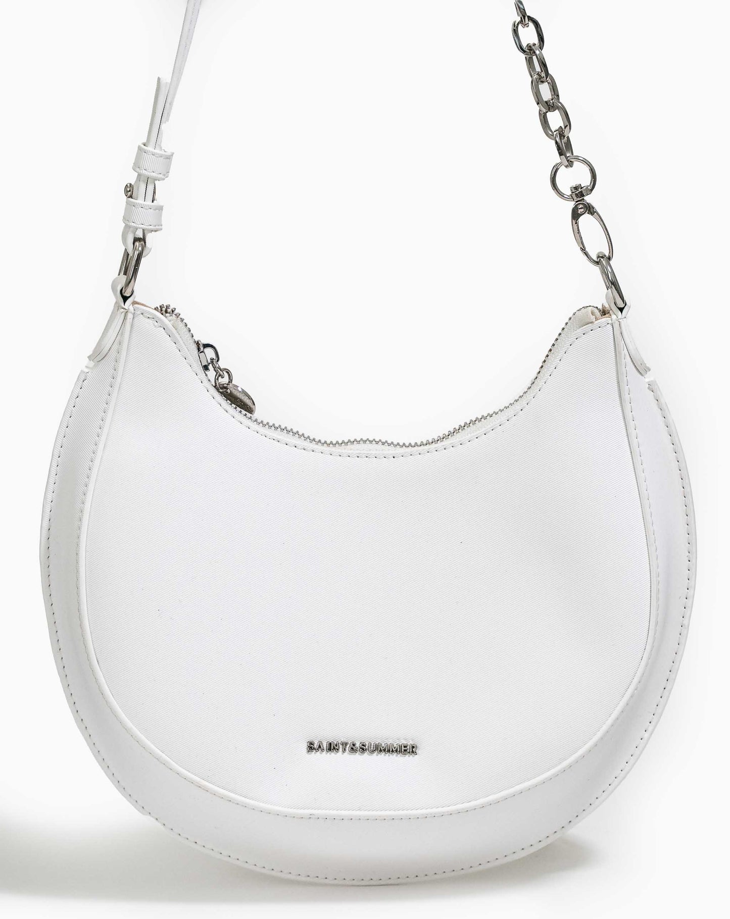 Ottavia Half Moon Bag - White - Bags