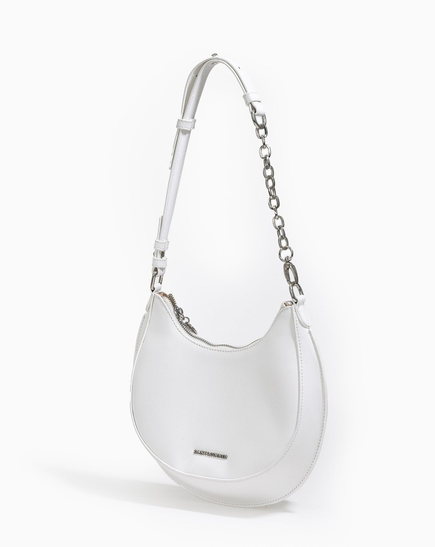 Ottavia Half Moon Bag - White - Bags