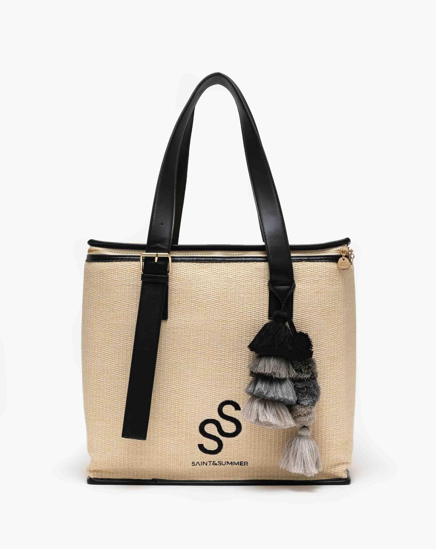 Raffia Family Cooler - Black Bags