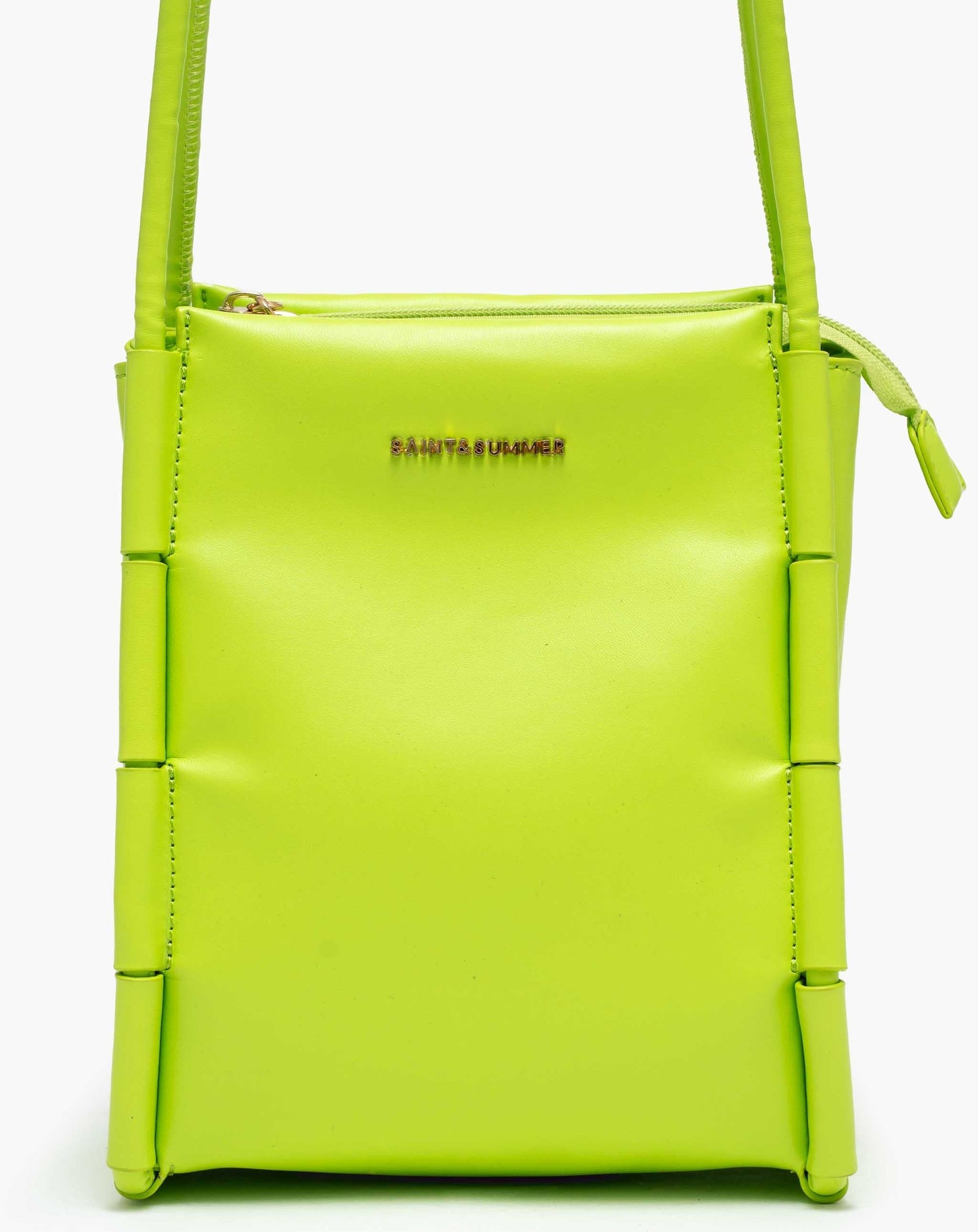 Regtangular Buckle Bag - Green Bags