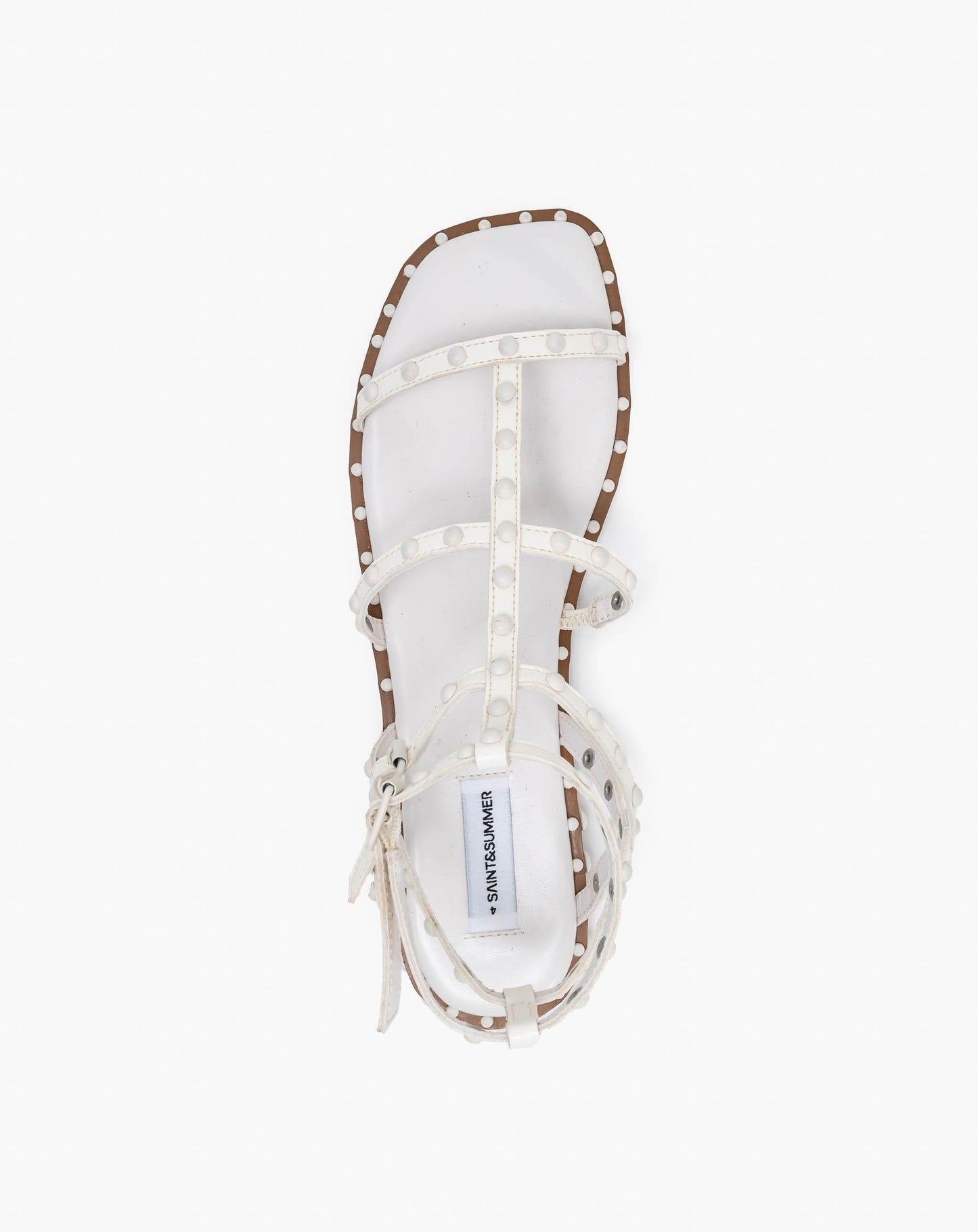 Shine Studded Gladiator Sandal - Flats