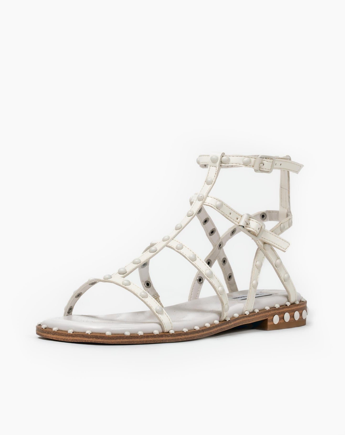 Shine Studded Gladiator Sandal - Flats