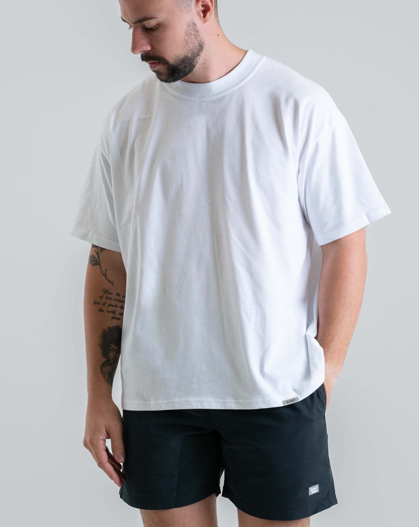 Unisex Fuji T-Shirt White - Knit Tops