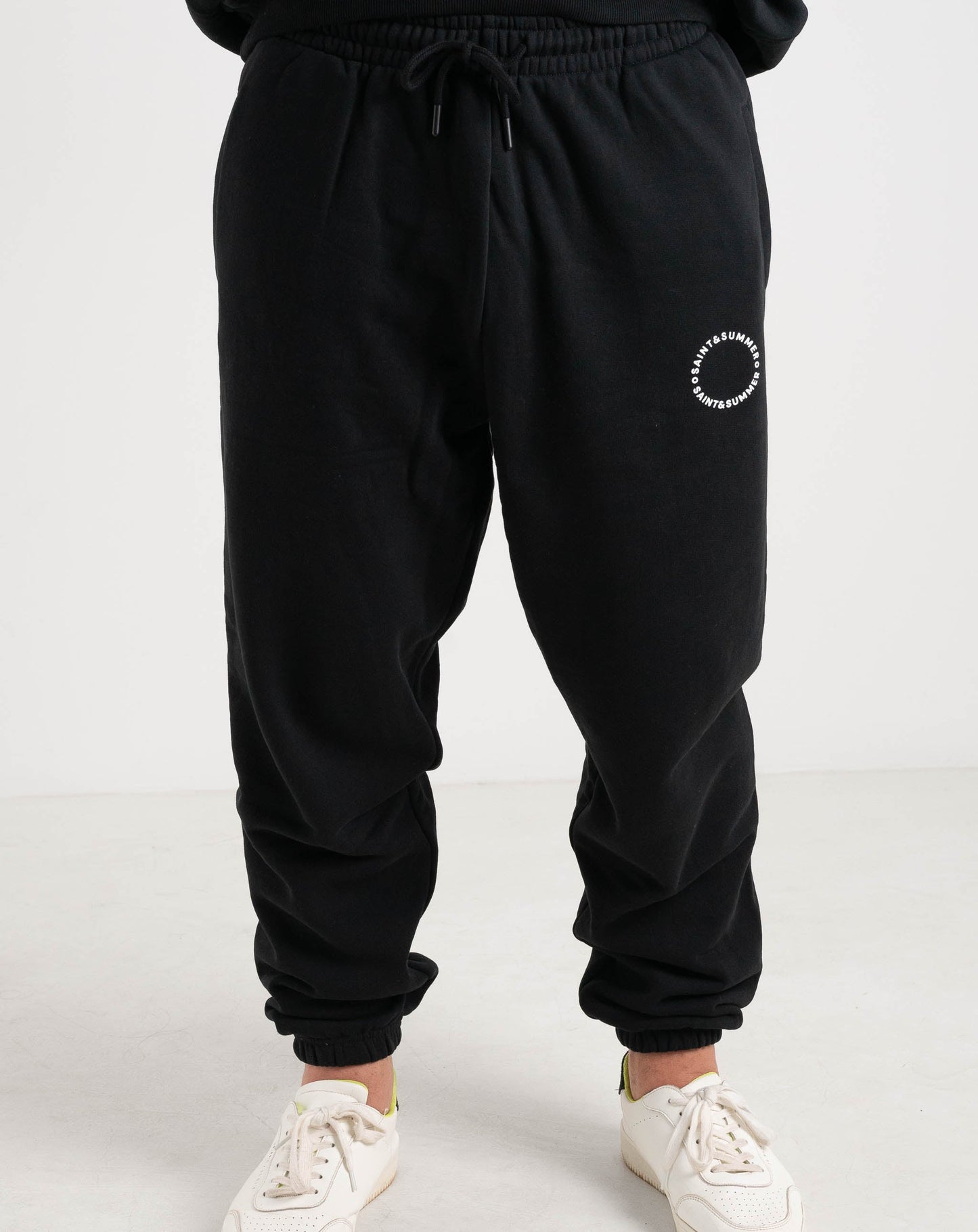 Unisex Prato Sweatpants -Black - Knitwear