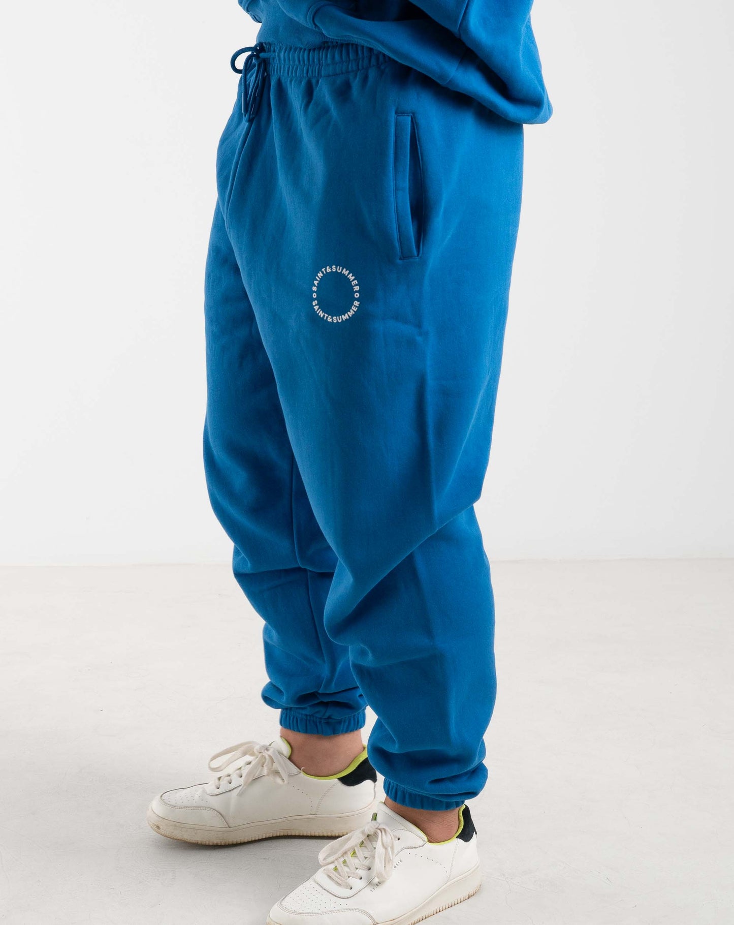 Unisex Prato Sweatpants - Blue - Knitwear