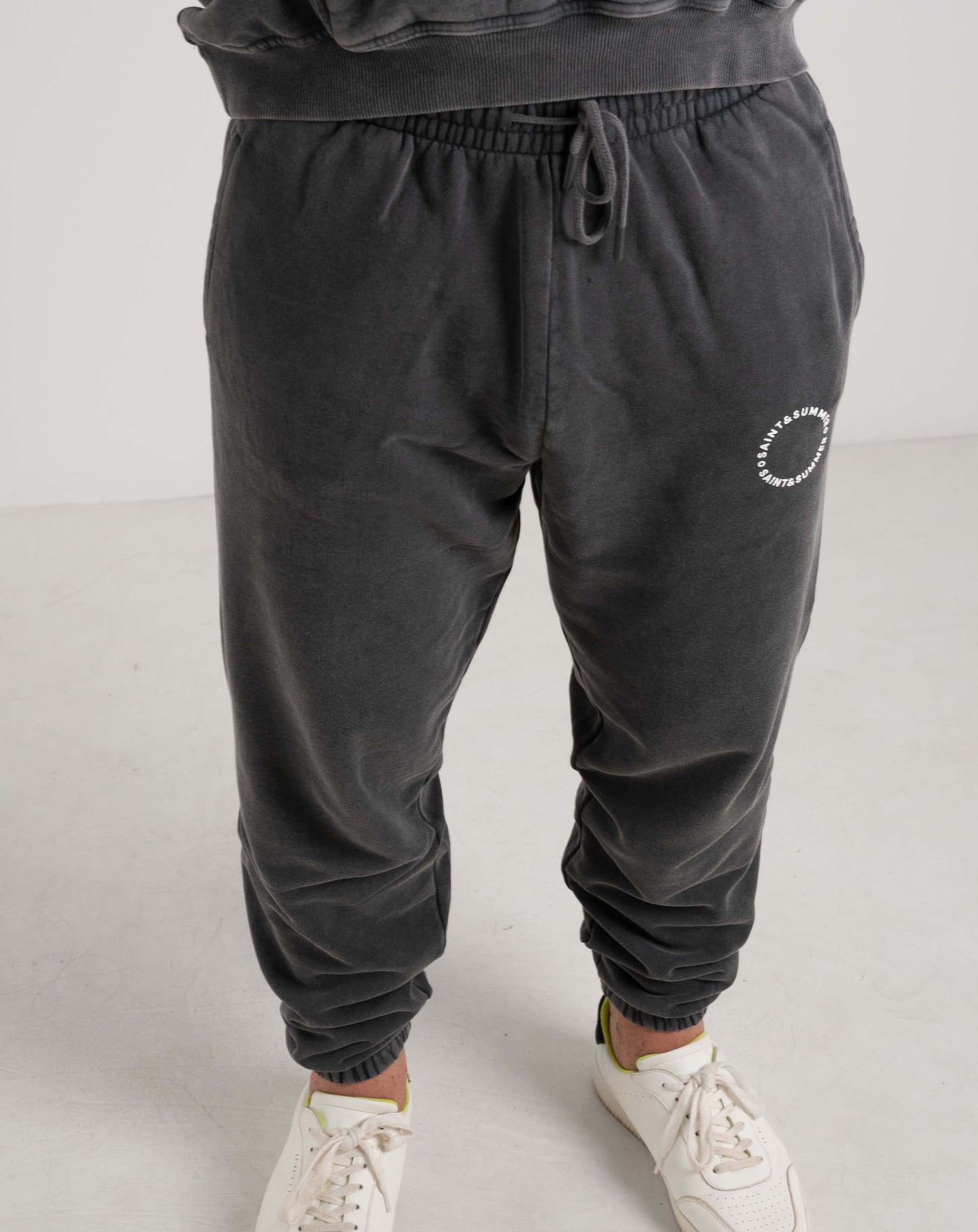 Unisex Prato Sweatpants - Char - Unisex Apparel