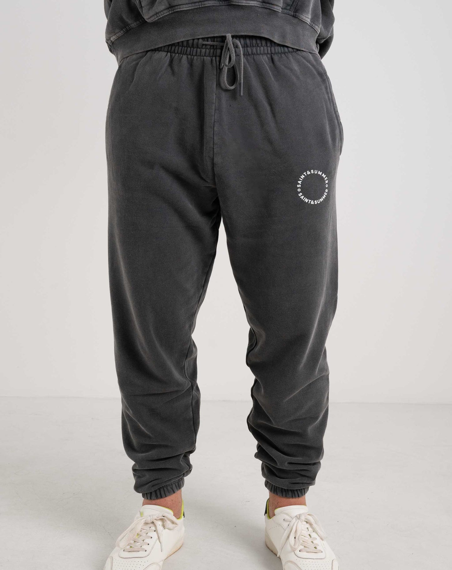 Unisex Prato Sweatpants - Char - Unisex Apparel