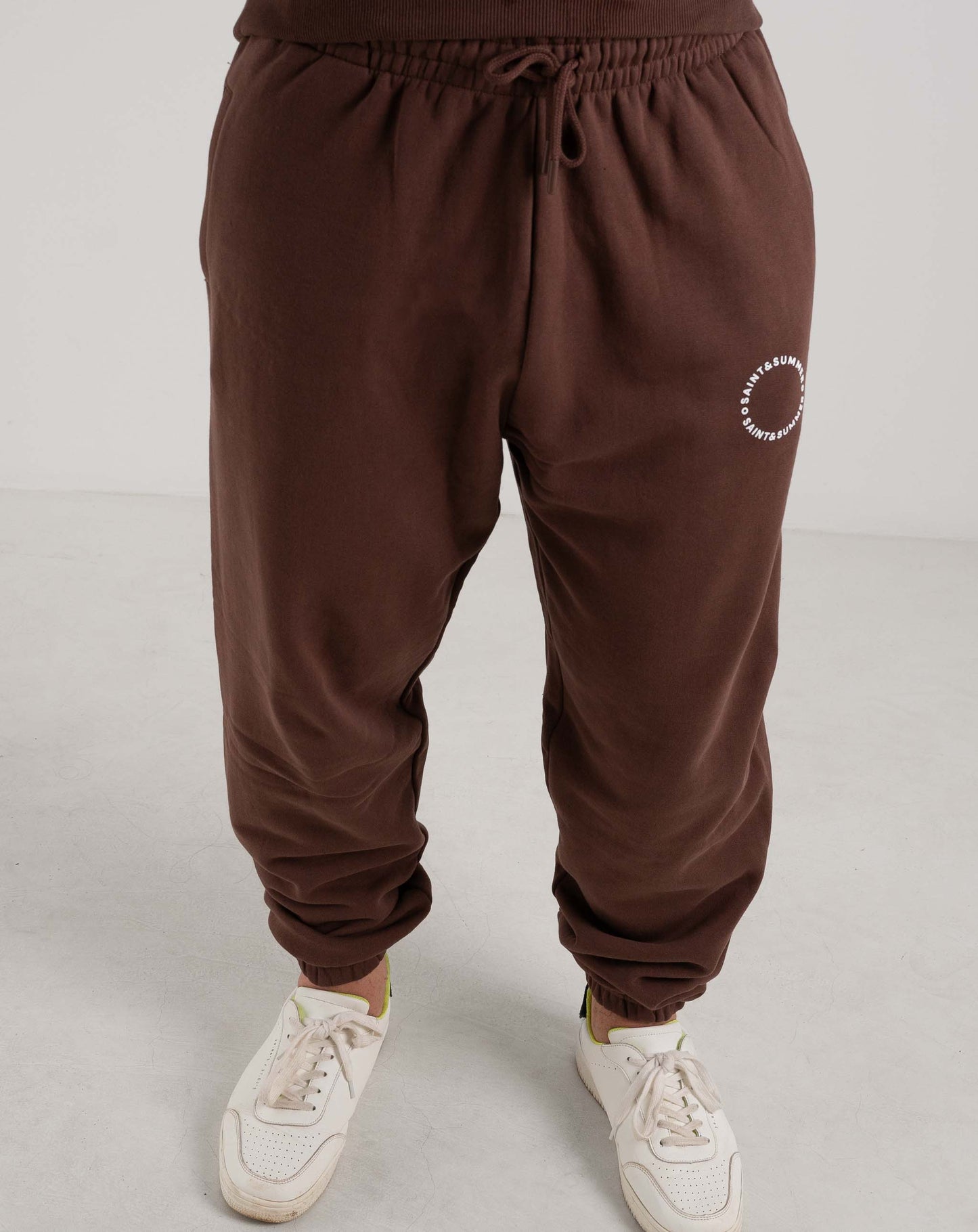 Unisex Prato Sweatpants - Choc - Knitwear