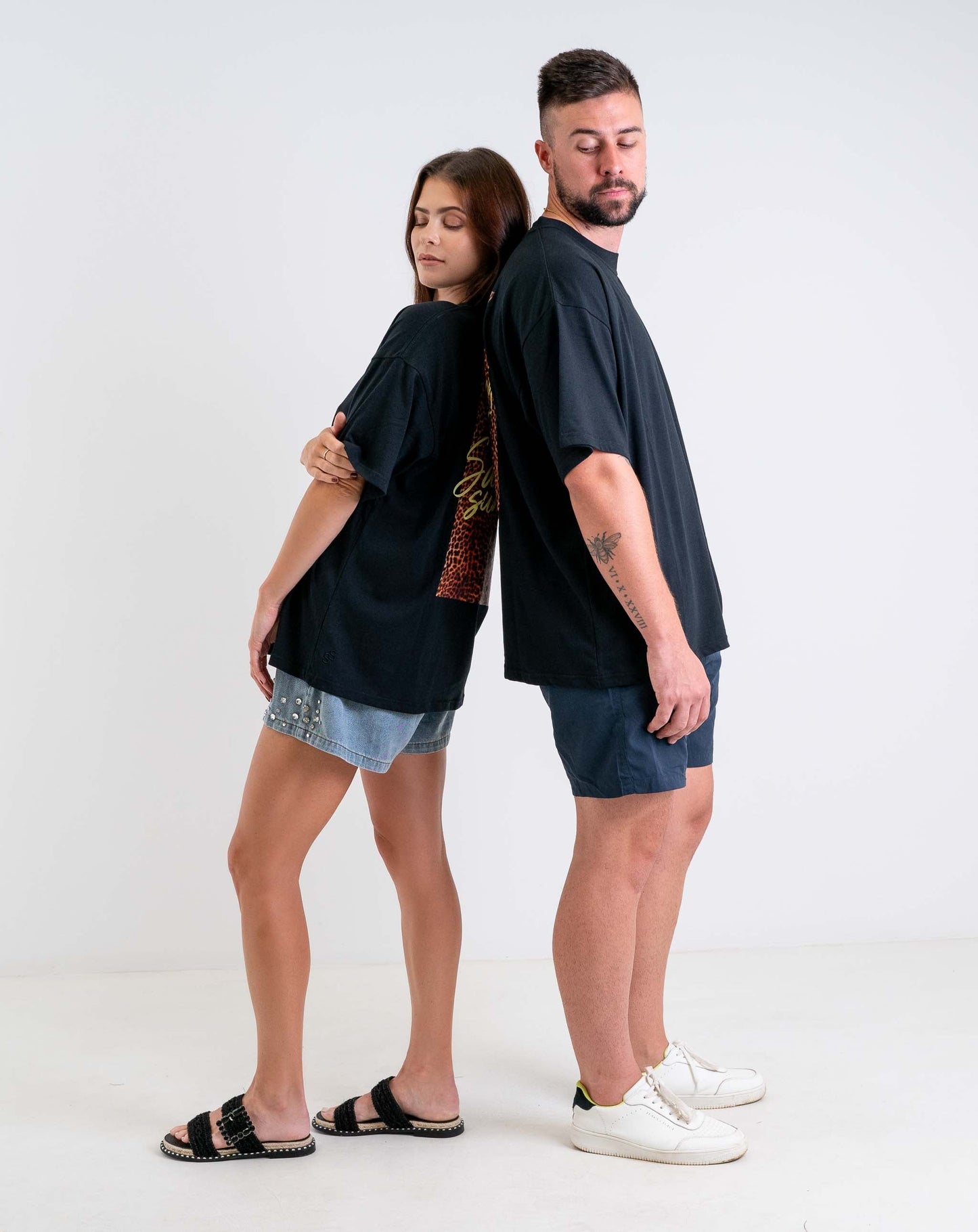 Unisex Wild T-Shirt Black - Knit Tops