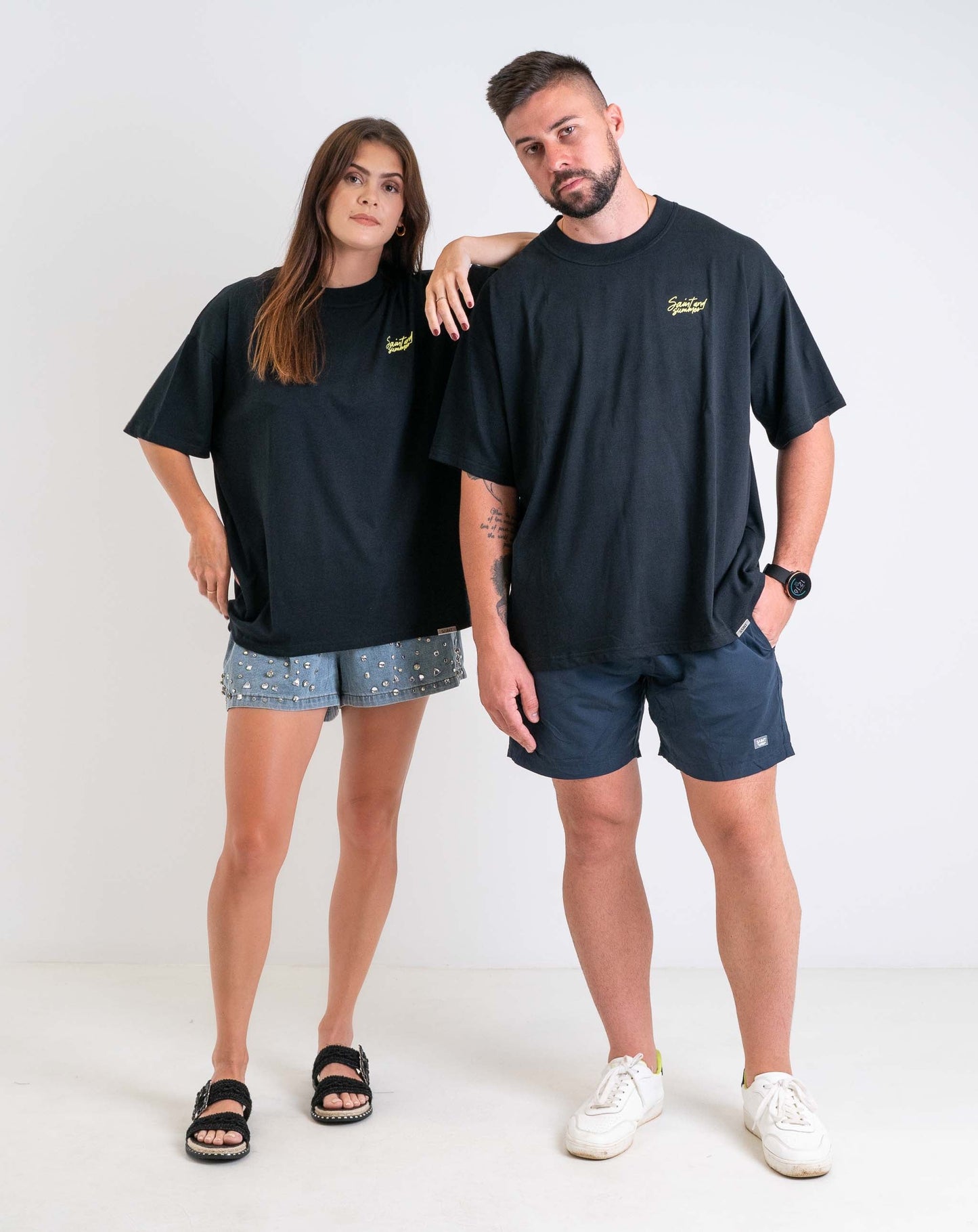 Unisex Wild T-Shirt Black - Knit Tops